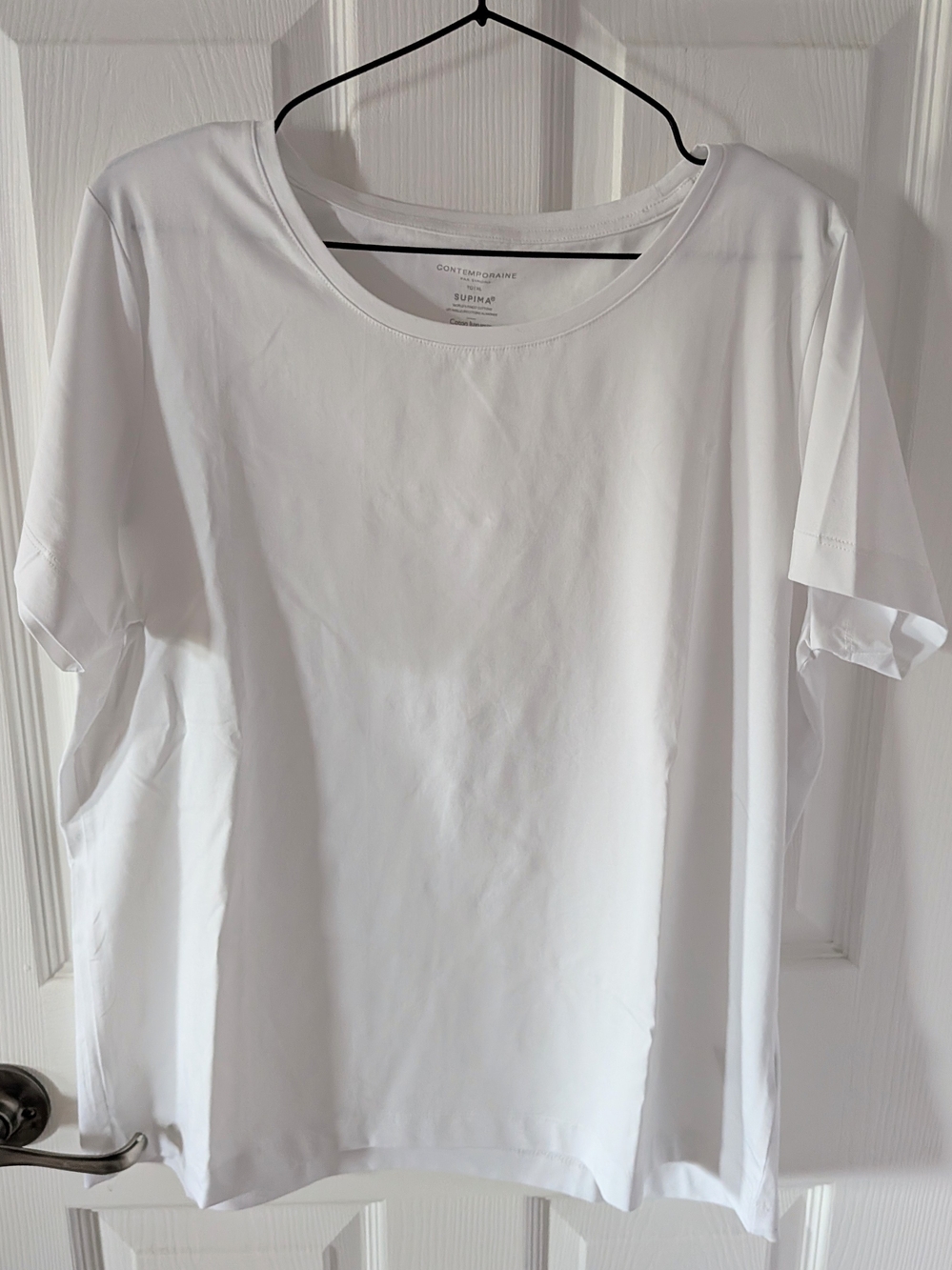 White Short-Sleeve Crew Tee